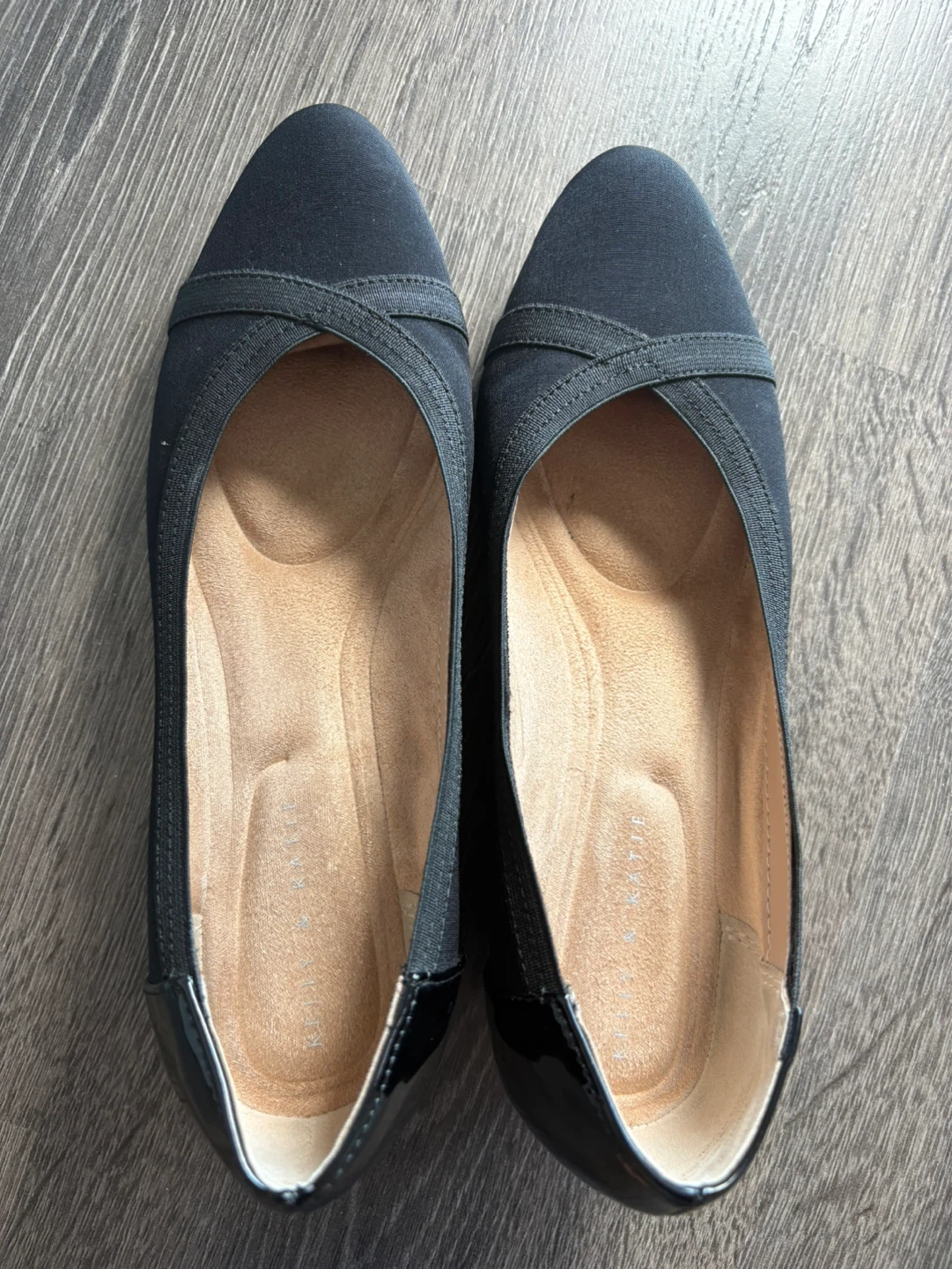 Black Wedge Heels
