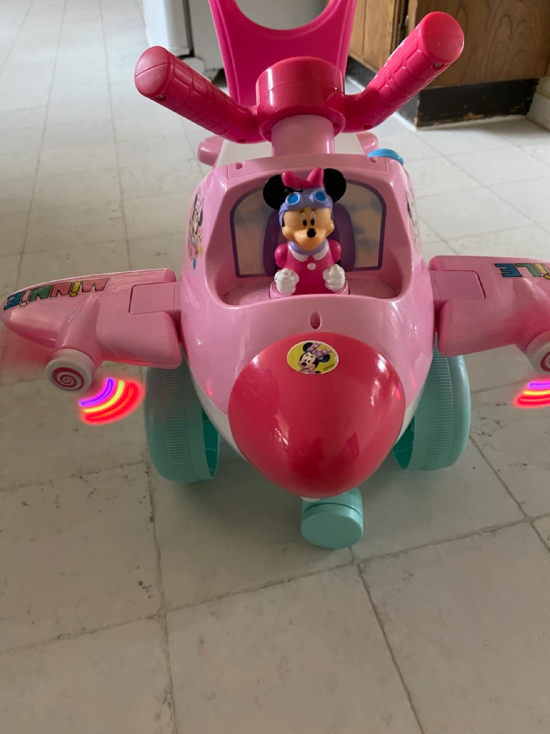 Disney Minnie Mouse Ride-On Plane Toy - photo 3