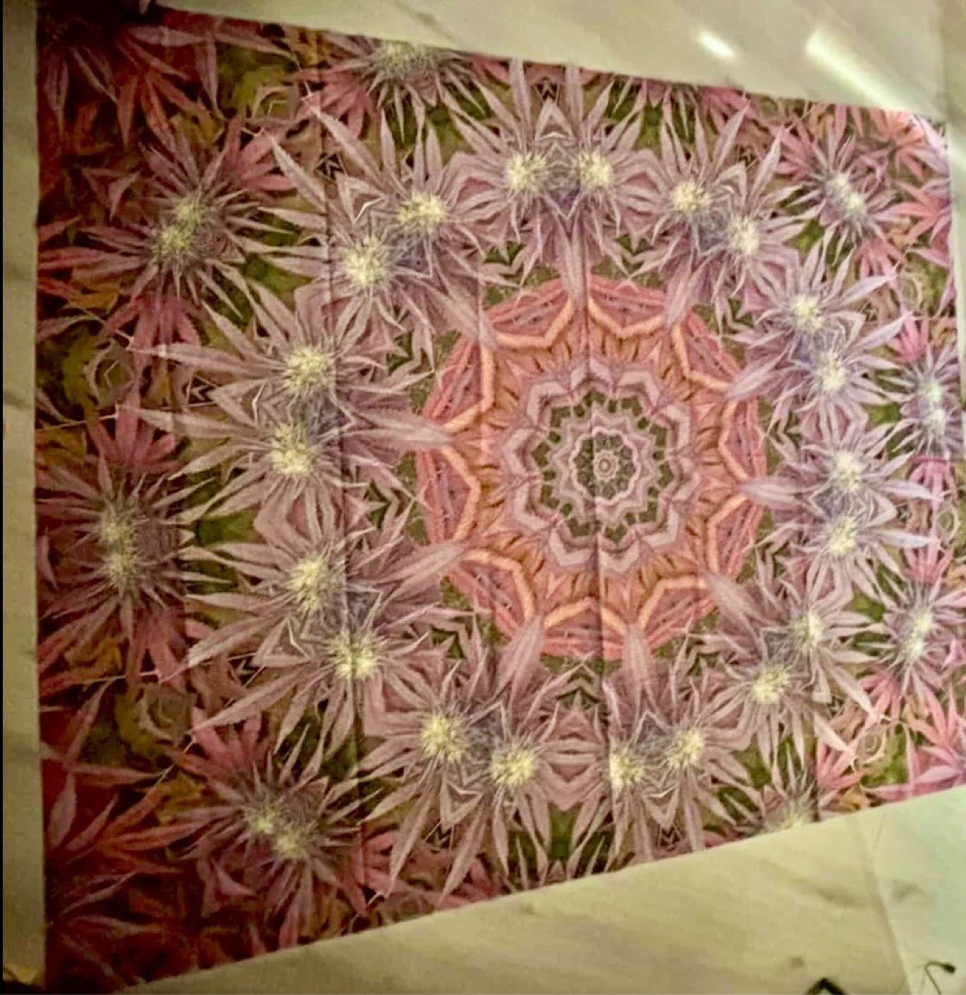 Large beautiful Society6 Pink Purple bud Tapestry – Wall Decor - photo 2