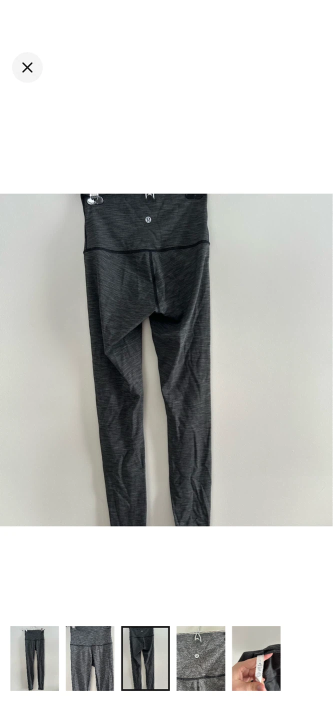 Lululemon Athletica Grey Heathered Leggings - photo 3