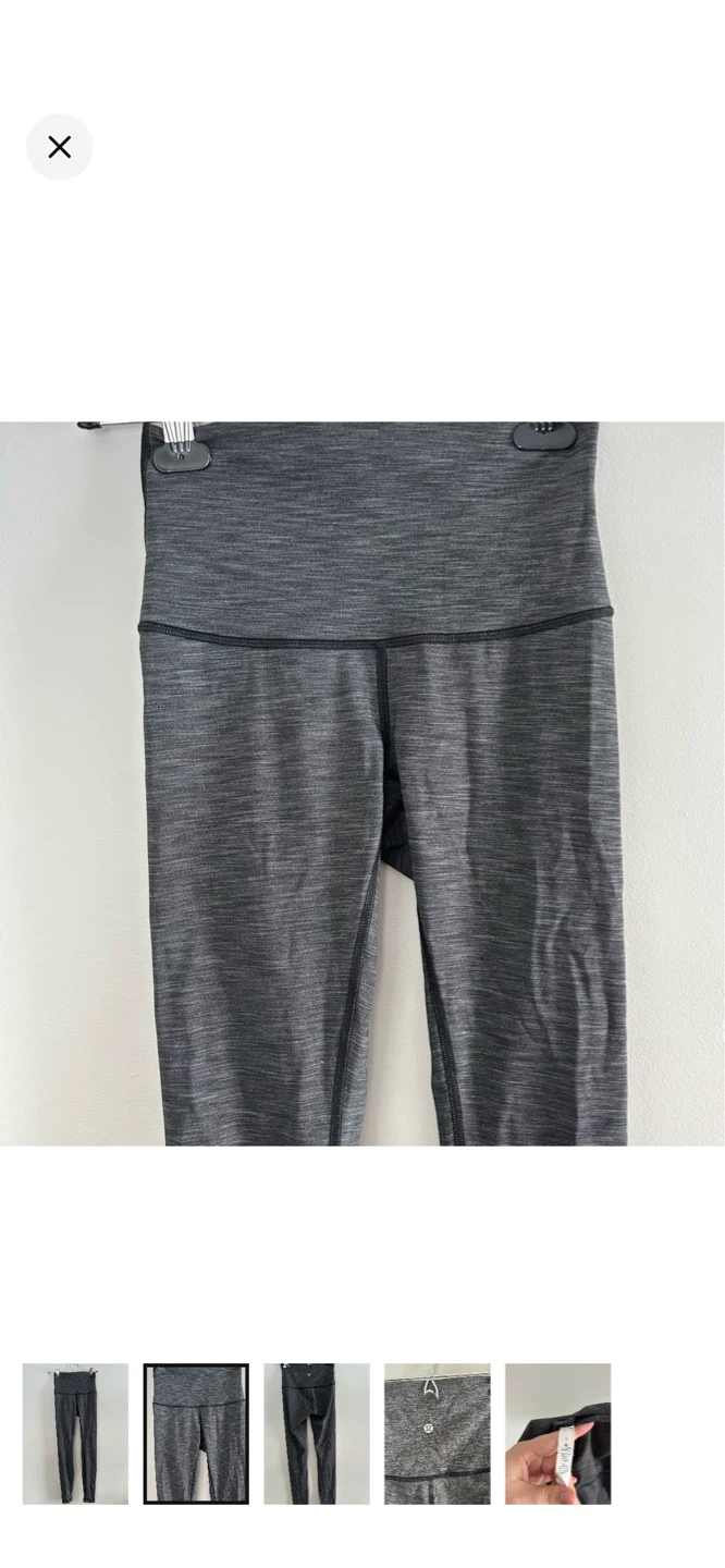 Lululemon Athletica Grey Heathered Leggings - photo 2