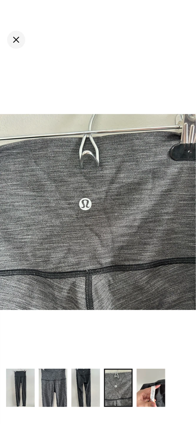 Lululemon Athletica Grey Heathered Leggings - photo 4