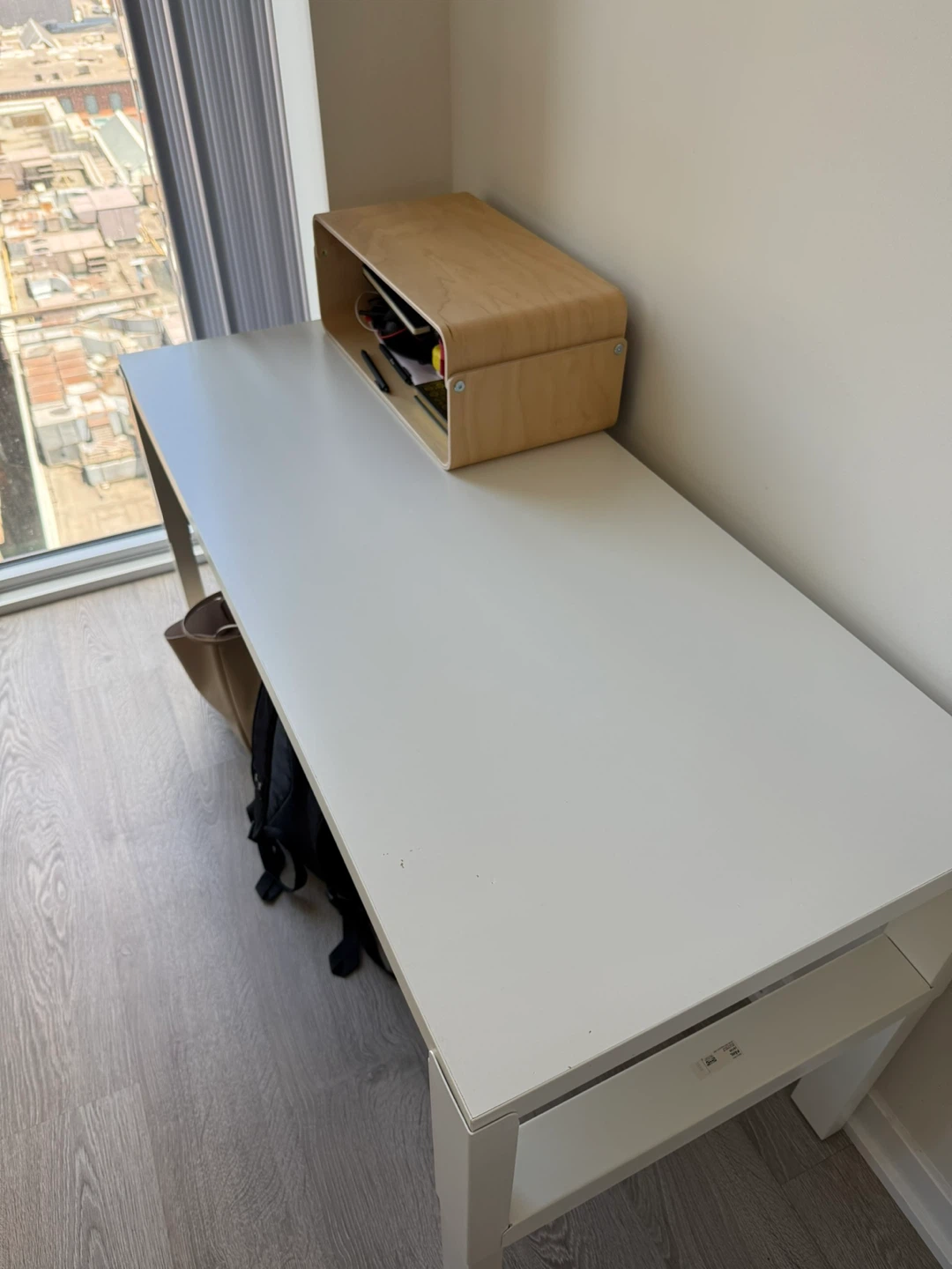 PAHL White IKEA Desk - photo 2