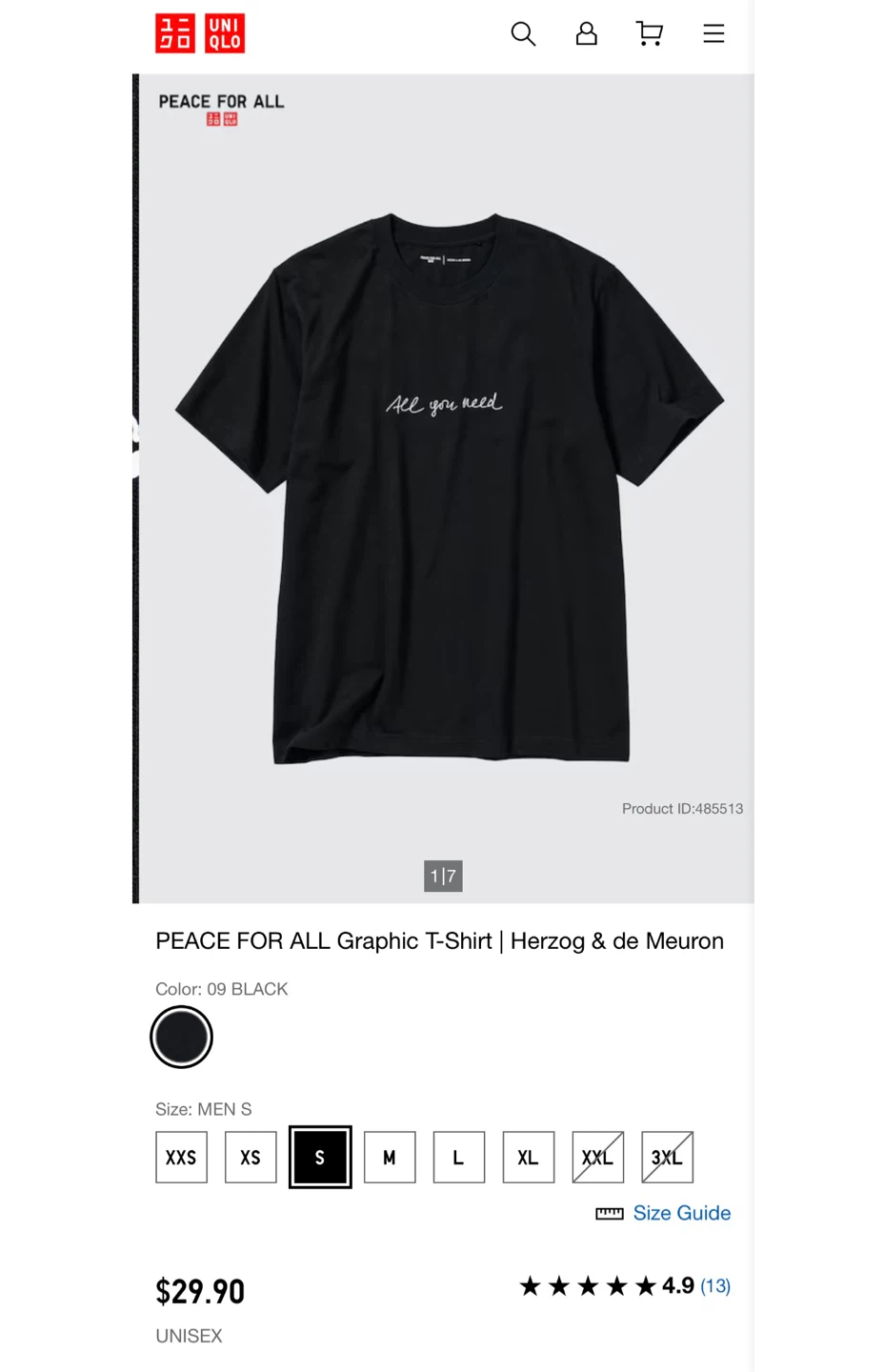 UNIQLO PEACE FOR ALL Graphic T-Shirt - photo 5