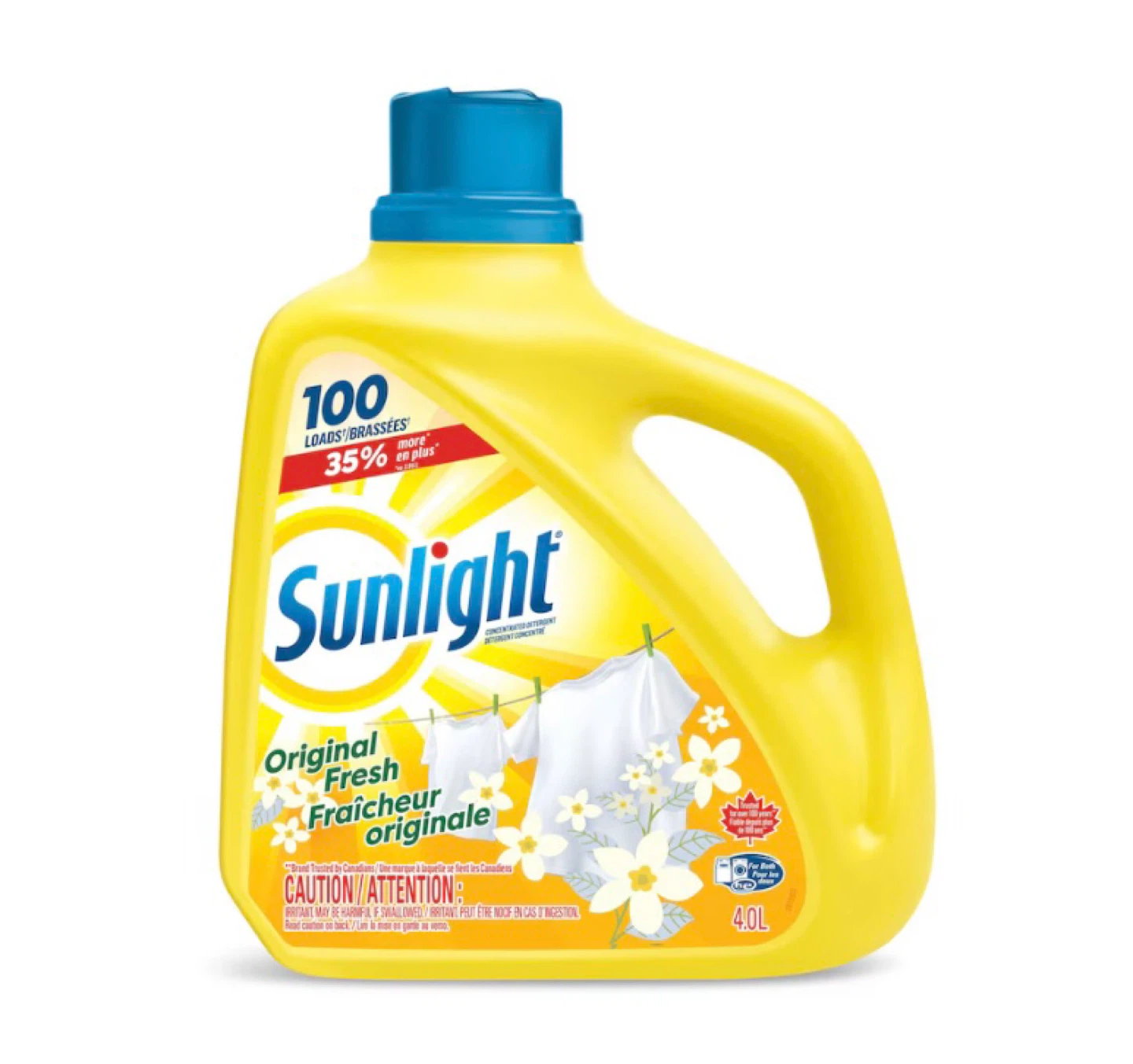 2 new 40L bottles of Sunlight laundry soap