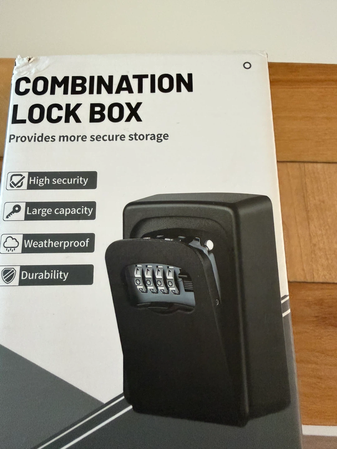 Combination Lock Box - High Security, Large Capacity