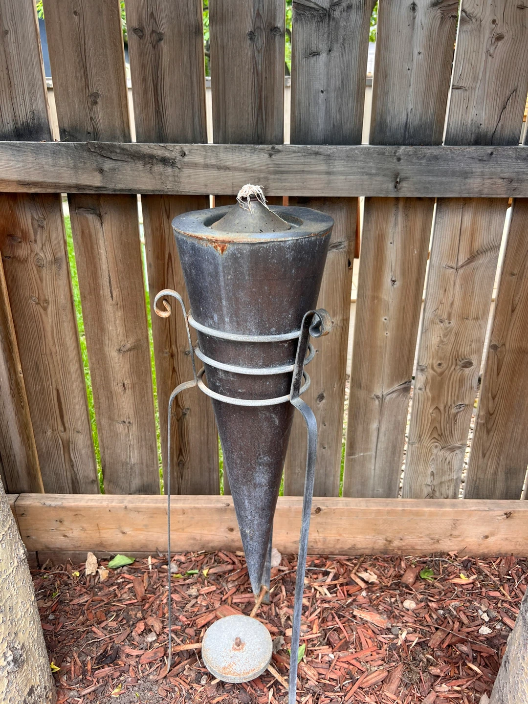 Rustic Metal Planter baskets, candle holders and torches - photo 5