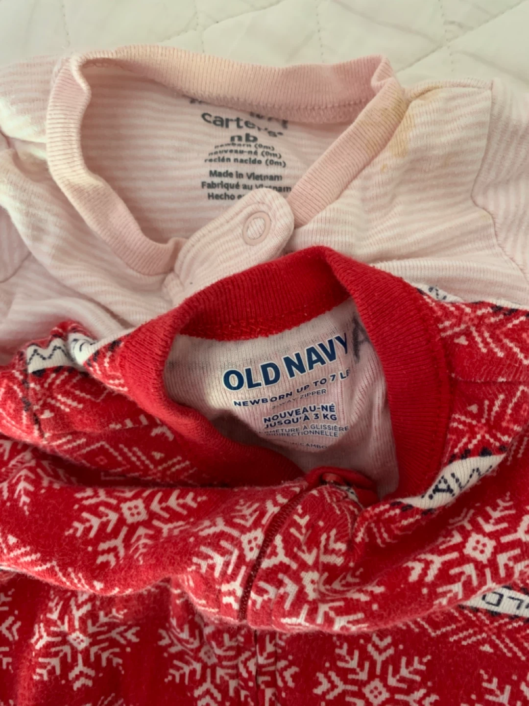NB/ 0-3m Baby onesies - $1 each/ $5 for all - photo 3