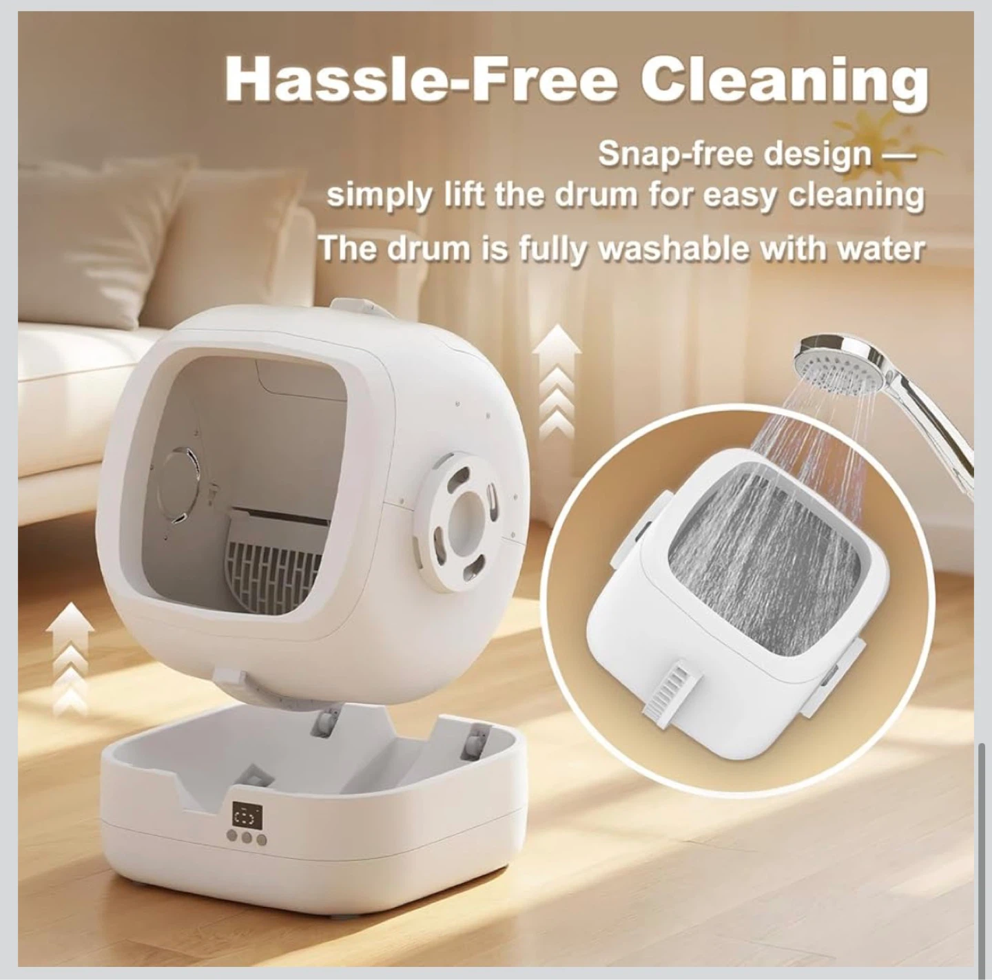 Mintakawa Self-Cleaning Cat Litter Box w/App Control Quiet - photo 5