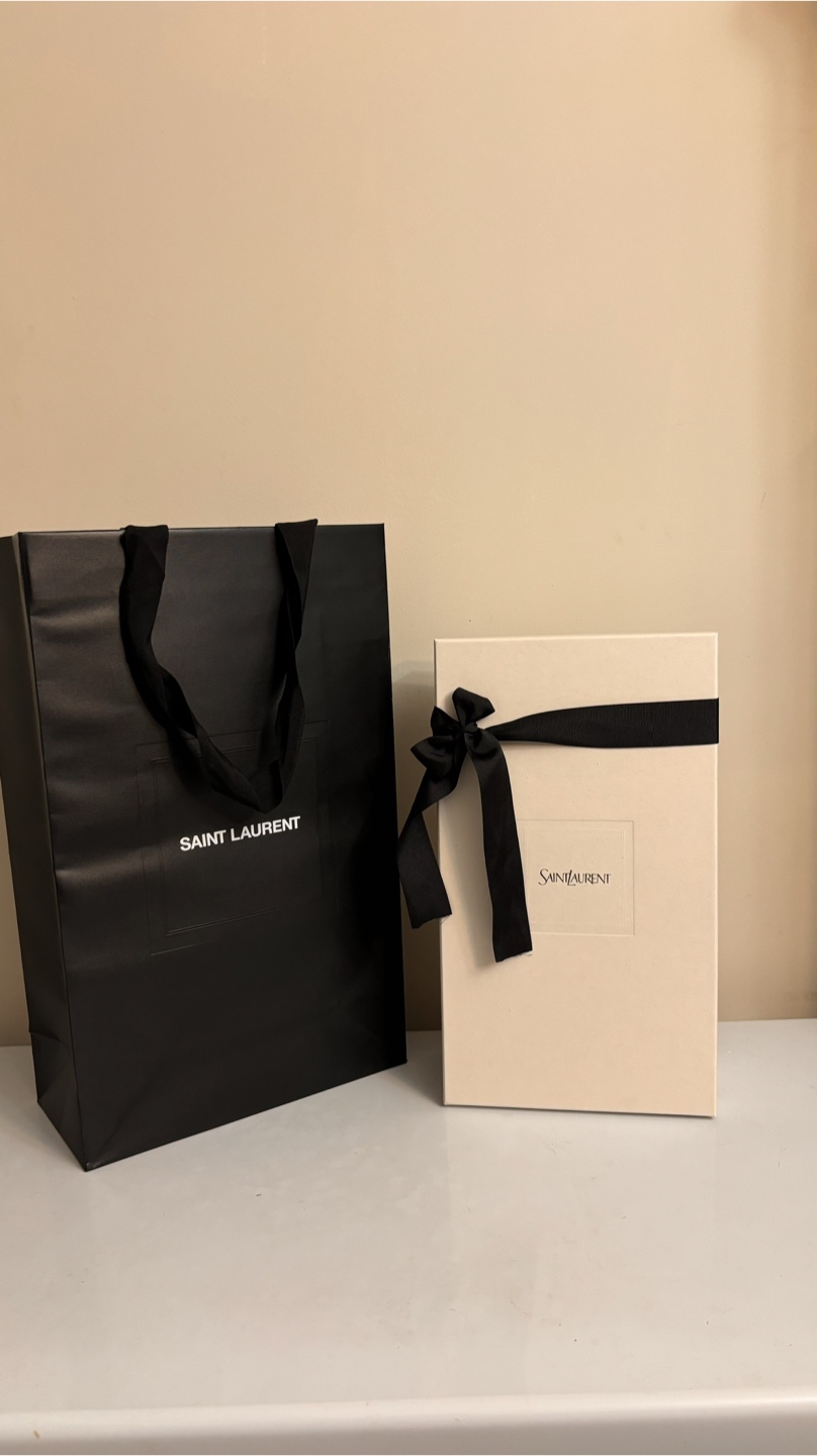 Saint Laurent Gift Box with Shopping Bag