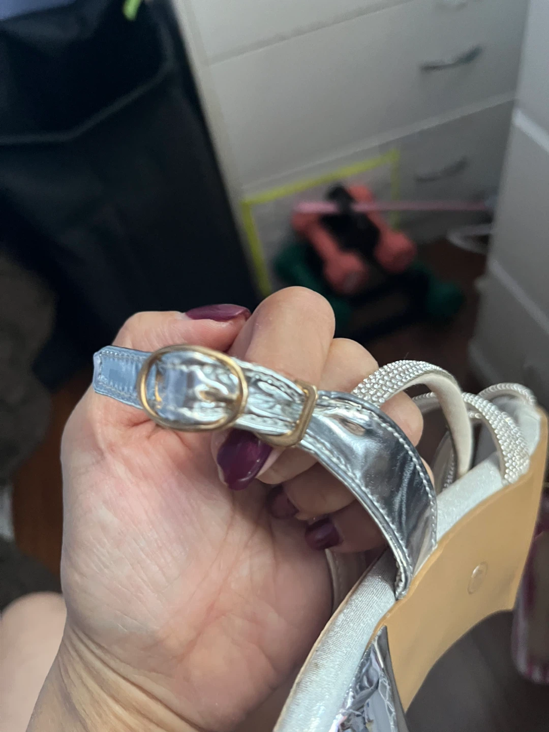 Silver sandals - photo 2