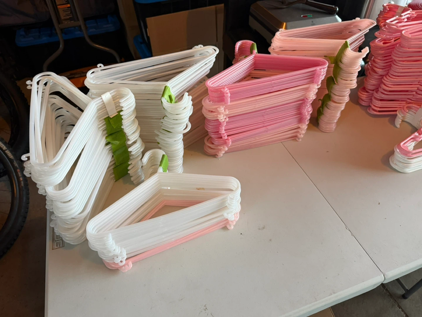 Bundle of 10 Plastic Hangers for kids clothes - photo 2