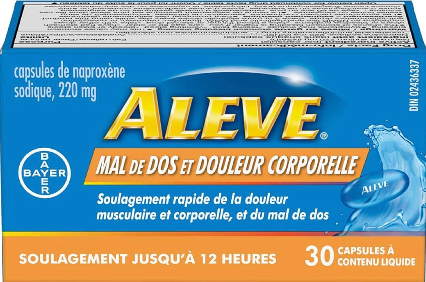 Aleve Back & Body Pain Naproxen Sodium Capsules (30 ct) - photo 3