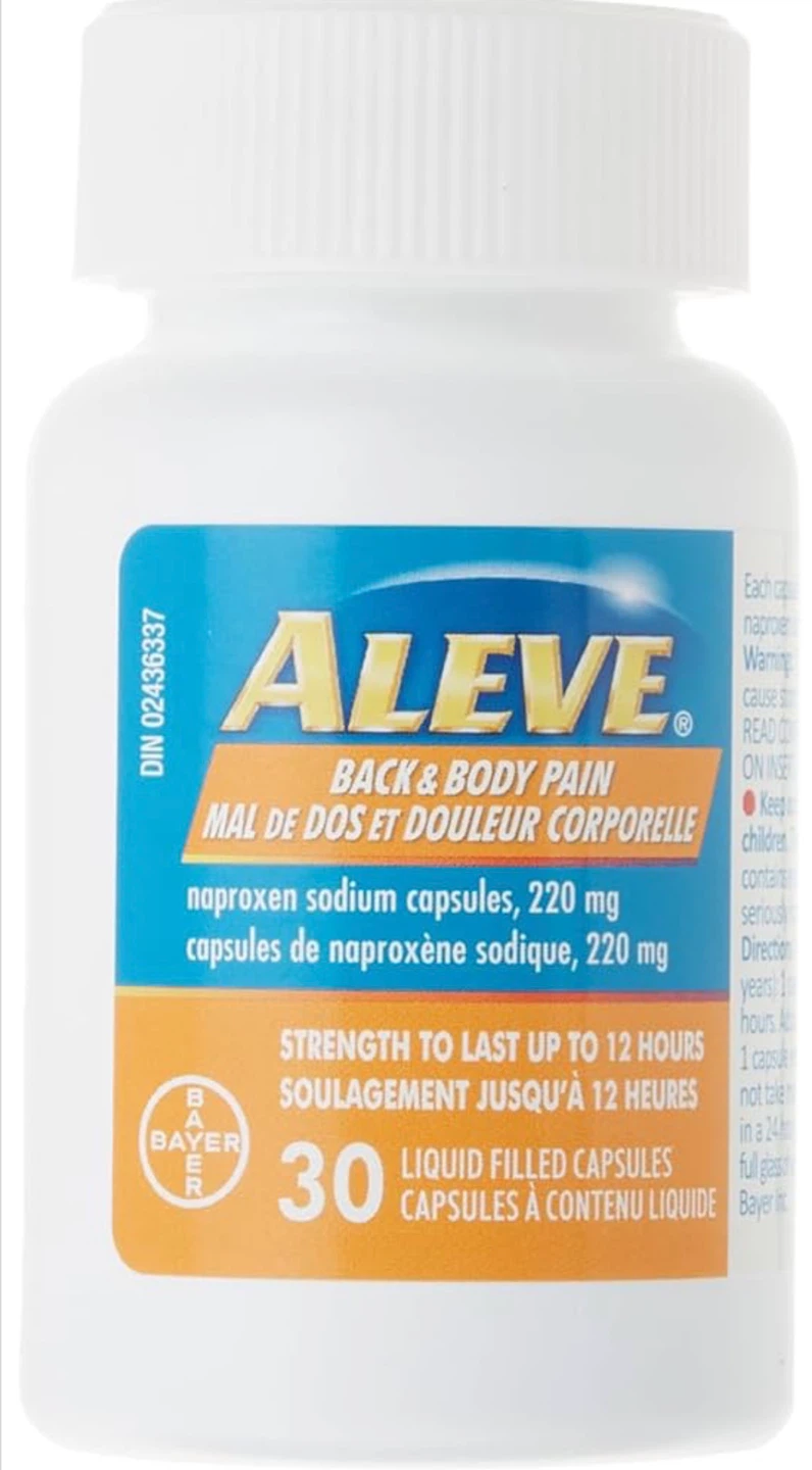 Aleve Back & Body Pain Naproxen Sodium Capsules (30 ct) - photo 5