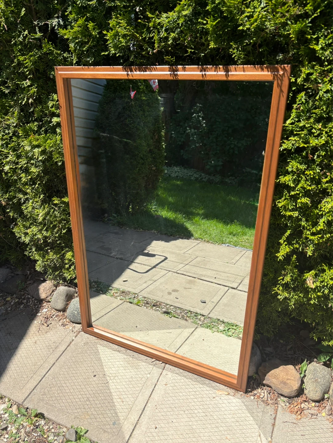 MCM Walnut Mirror - photo 3