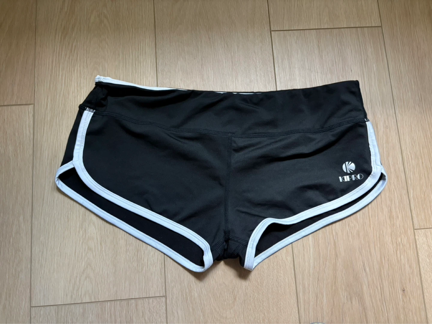 Black Running dance gym gymnastic Shorts large