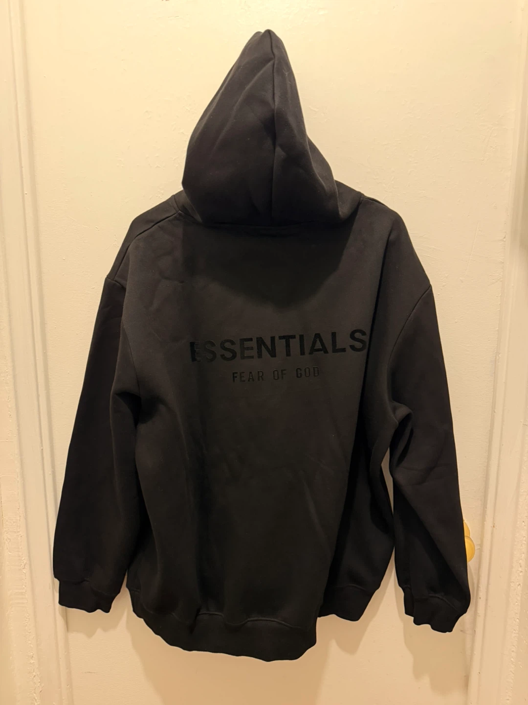 New Black Fear of God Essentials Hoodie - photo 2