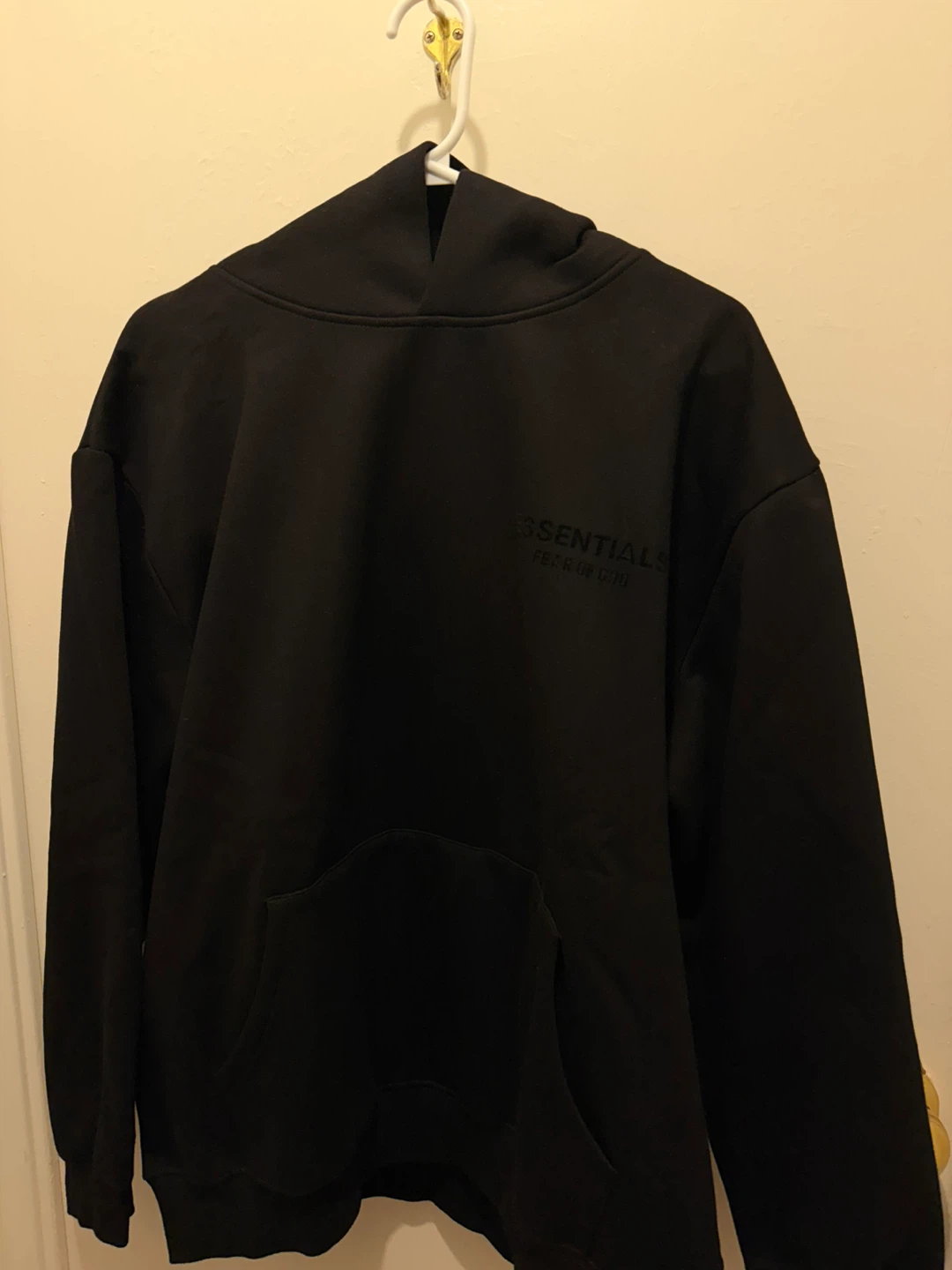 New Black Fear of God Essentials Hoodie - photo 5