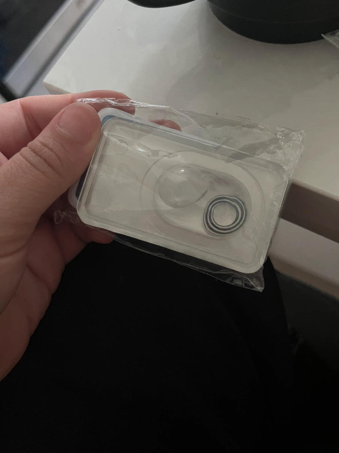 Spiral eye contact lenses