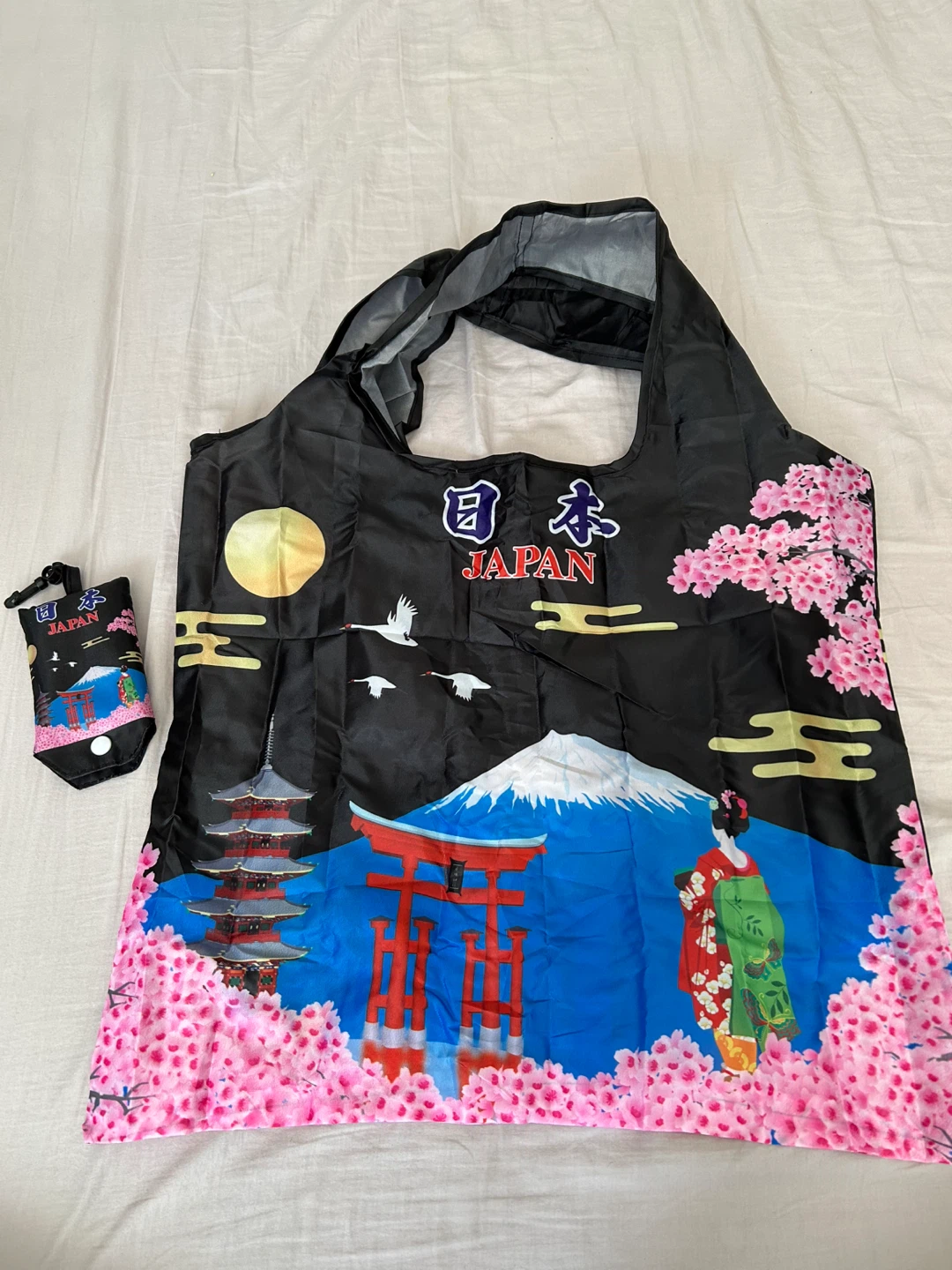 Reusable Shopping Bag - Japanese Scene - photo 2