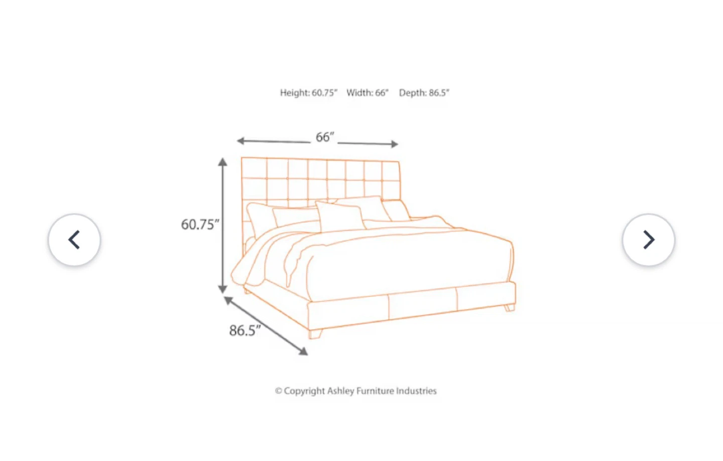 Ashley Signature Collection Dolante Upholstered Bed - Queen - photo 3