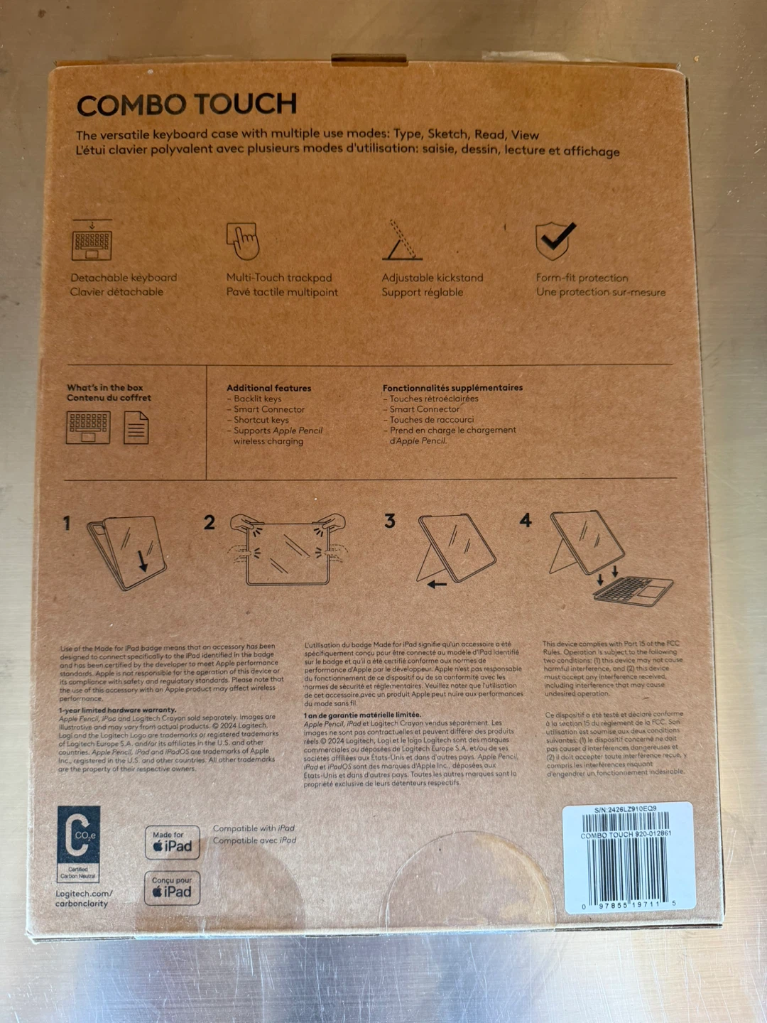 Logitech Combo Touch Keyboard Case for iPad - photo 2