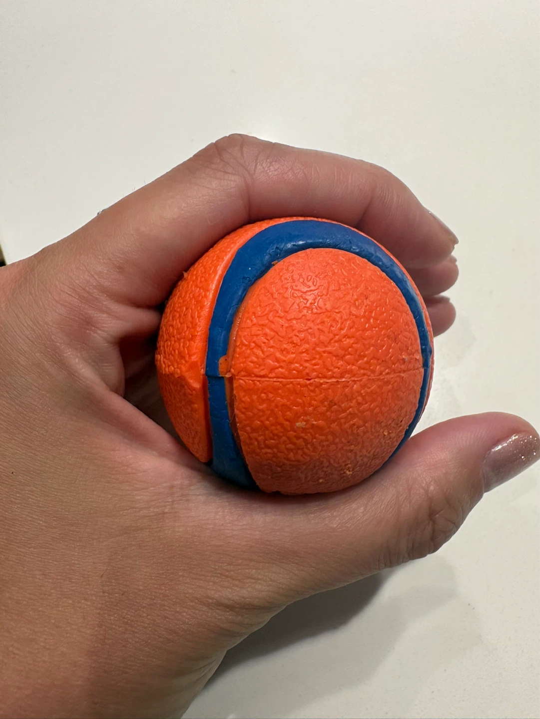 Chuckit! Orange & Blue Dog Toy Ball - photo 2