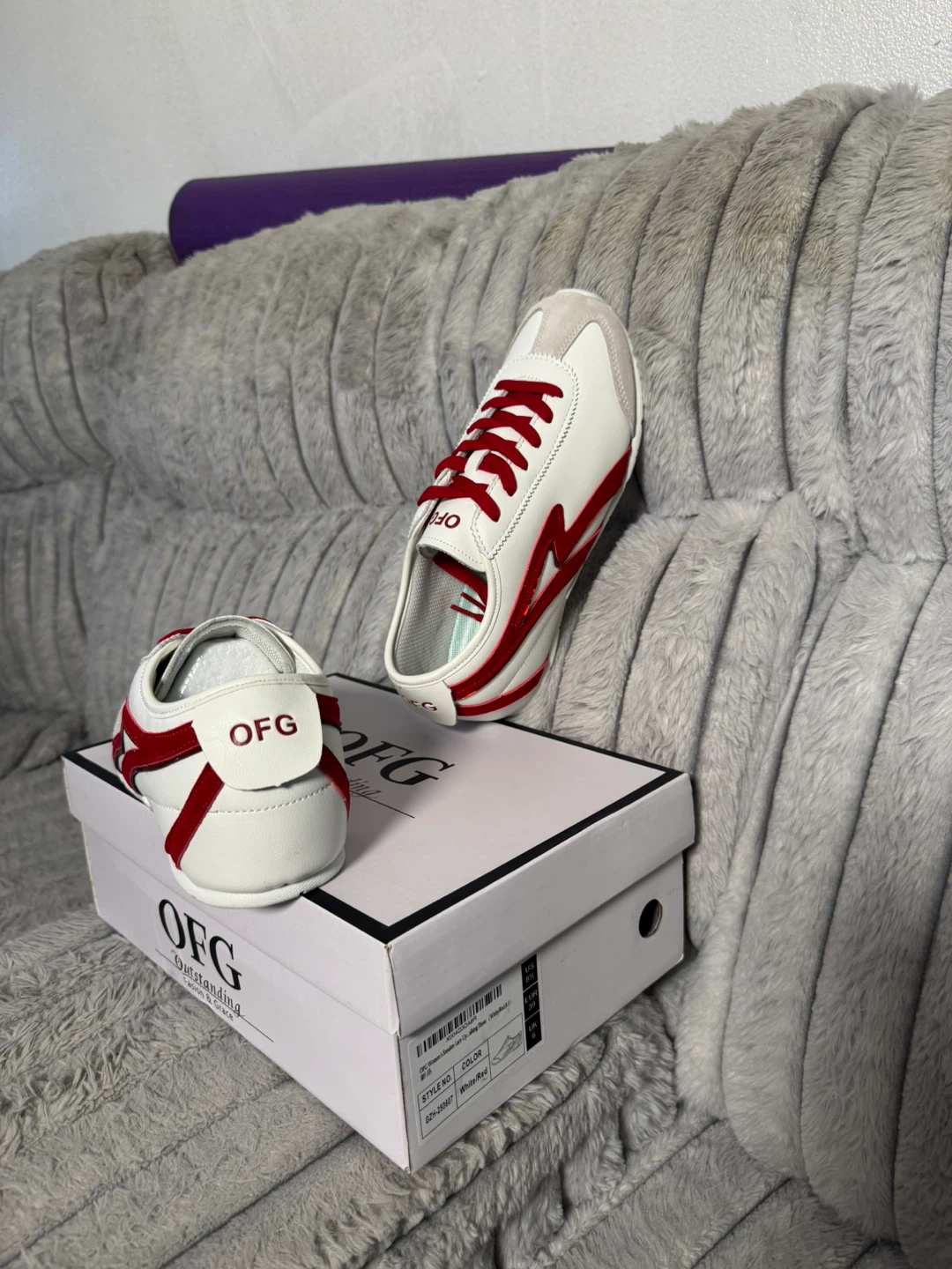 OFG White & Red Sneakers - photo 5