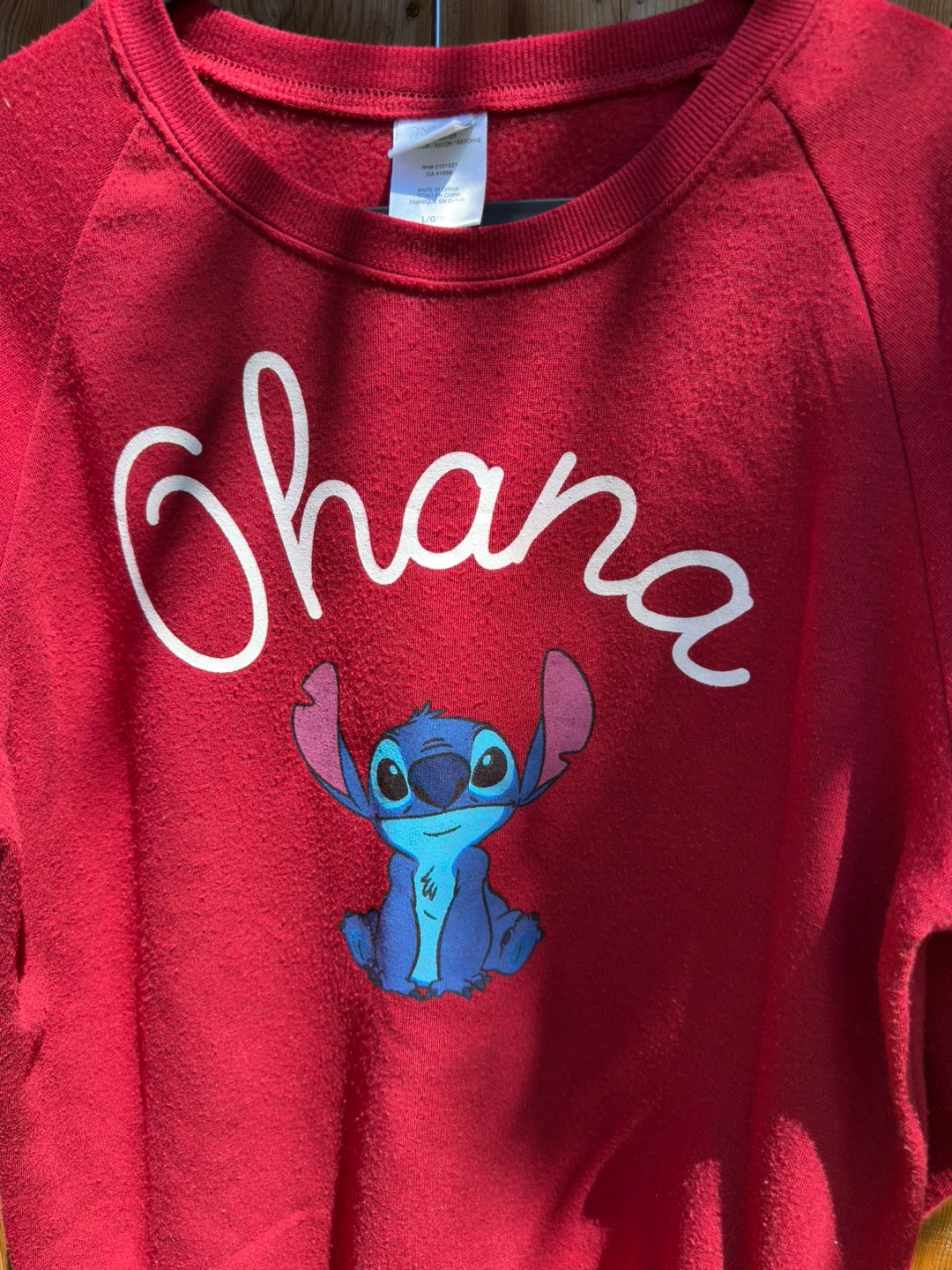 Disney Stitch "Ohana" Crewneck Sweatshirt - photo 2