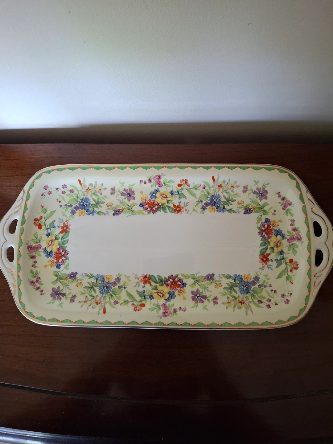 Vintage Johnson Bros Pareek sandwich tray
