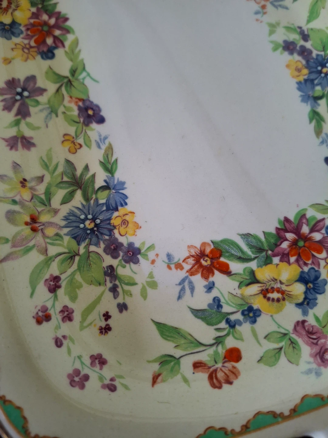 Vintage Johnson Bros Pareek sandwich tray - photo 4