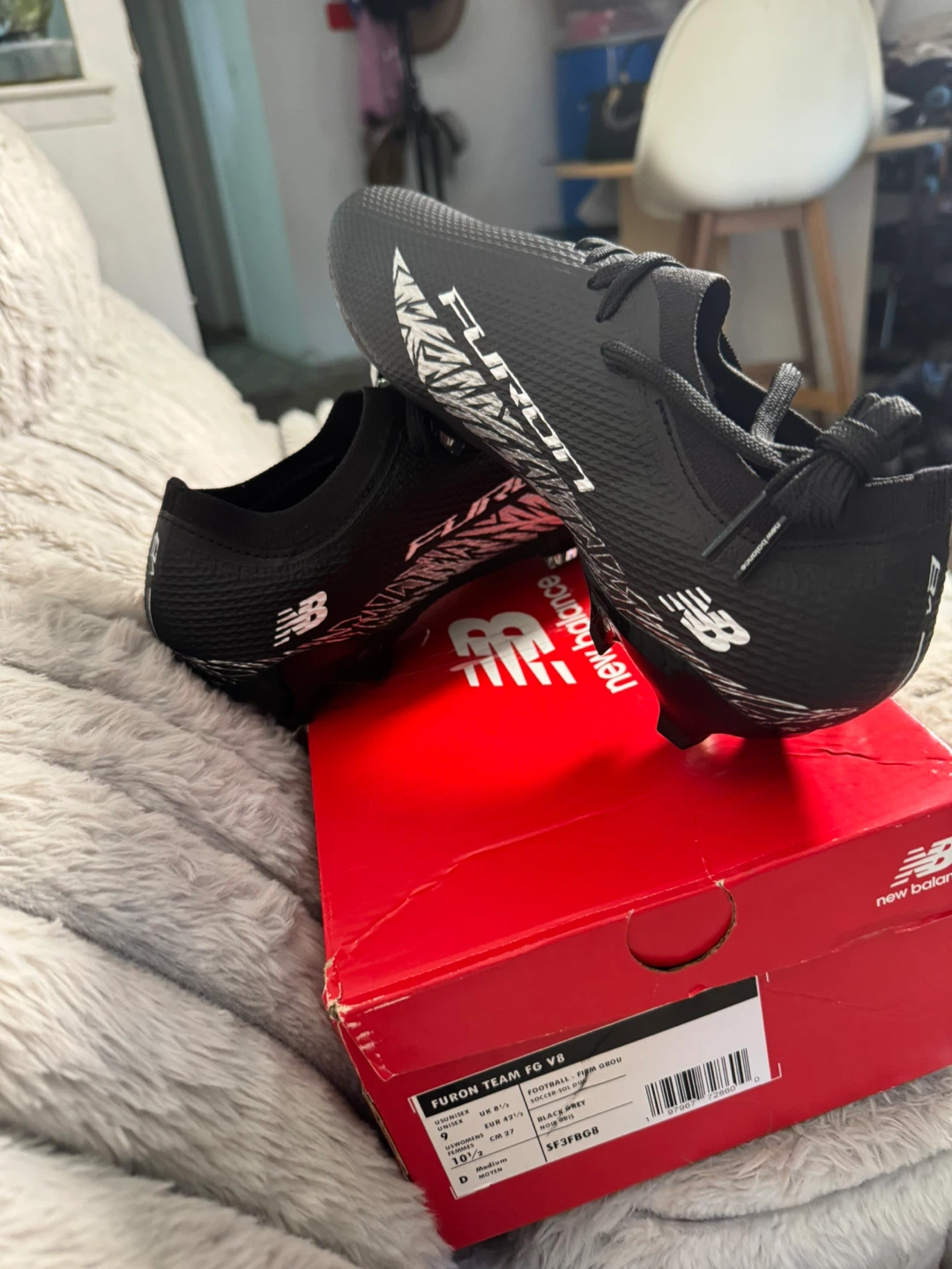 New Balance Furon Team FC V8 Football Cleats - photo 4