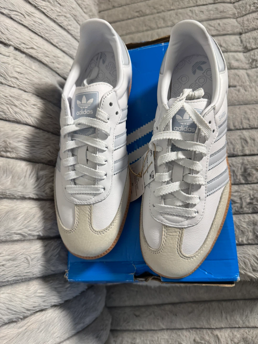 Adidas Samba Classic Shoes White/Grey - photo 5