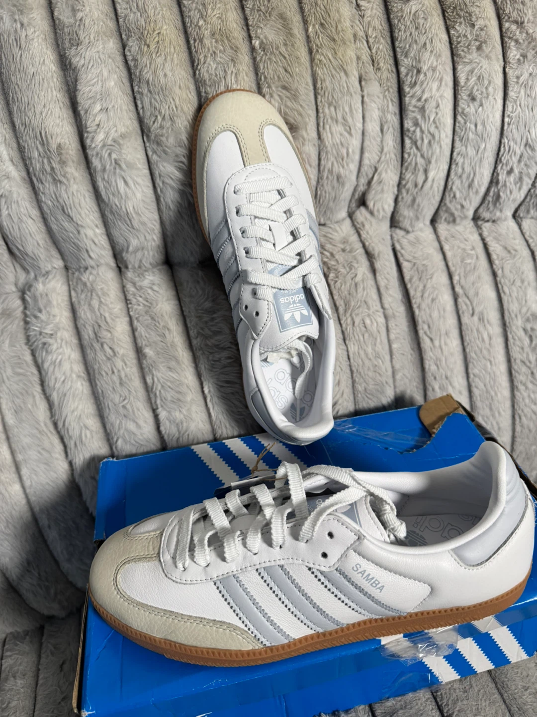 Adidas Samba Classic Shoes White/Grey - photo 4