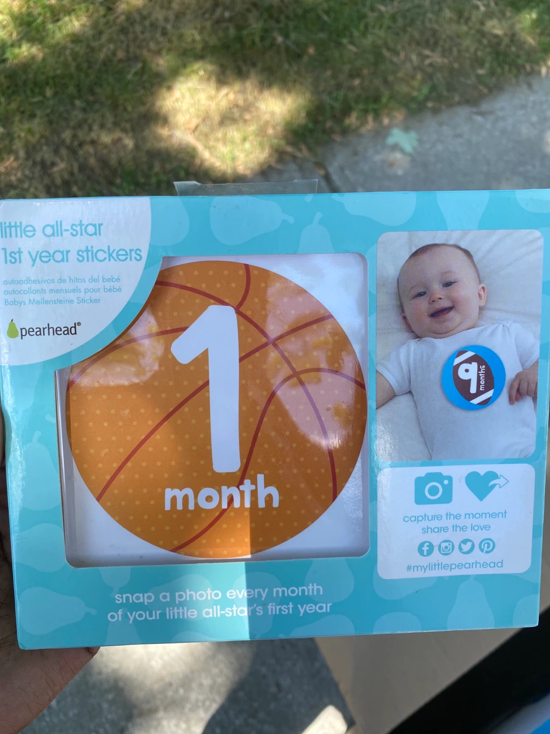 Brand New Pearhead Little All-Star 1st Year Stickers