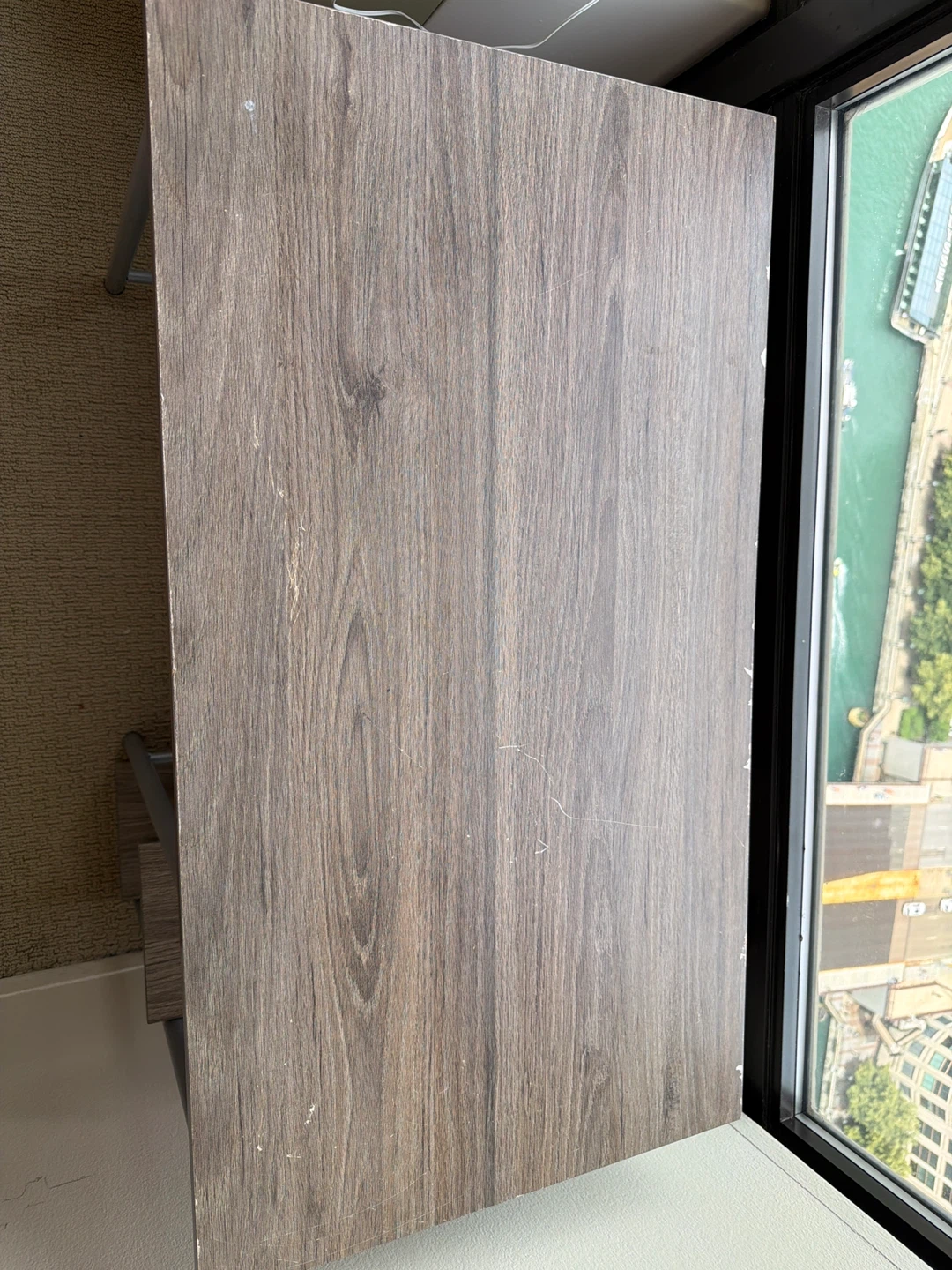 Wooden Desk with Metal Legs - photo 2