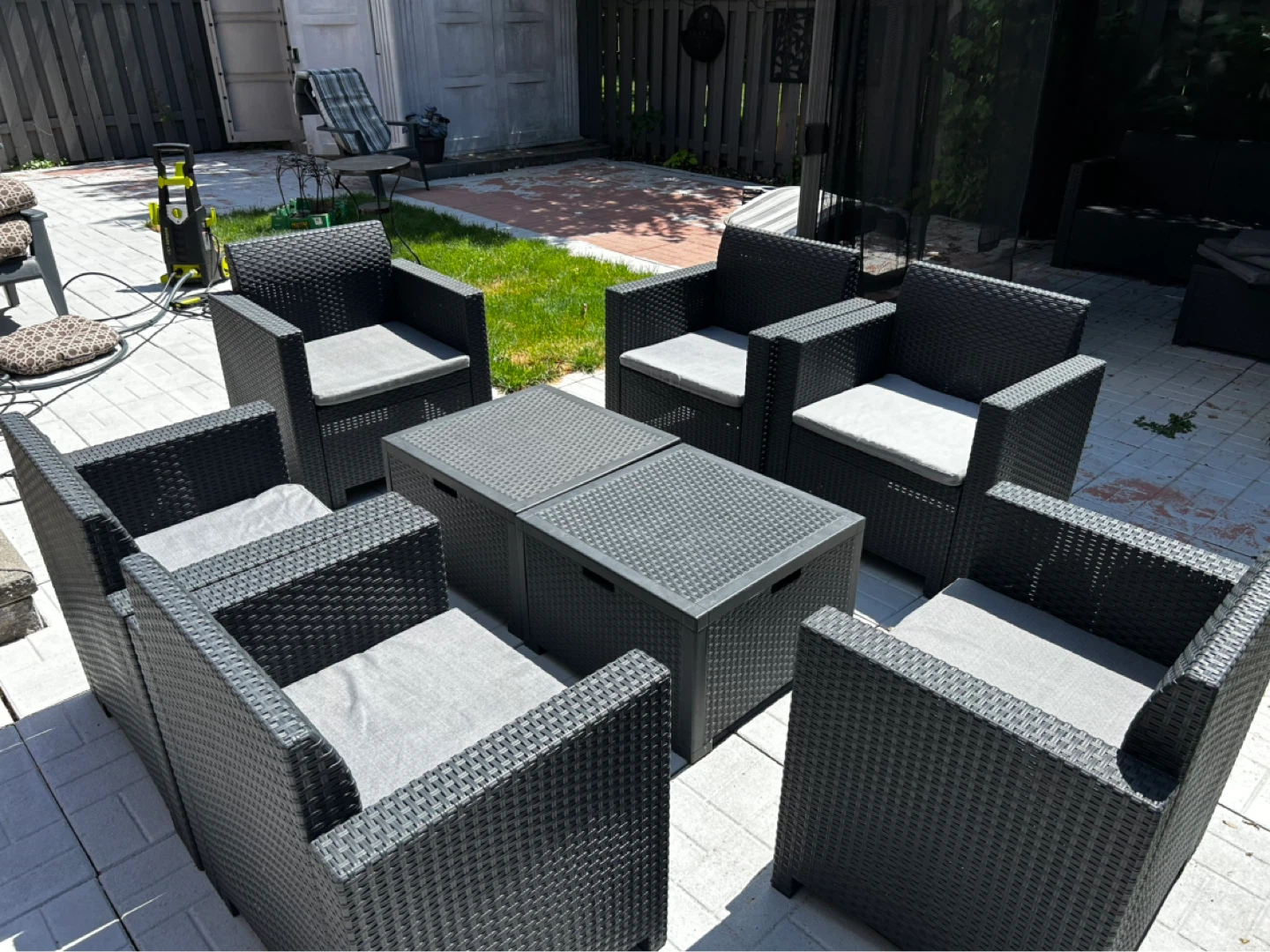 Wicker Patio Furniture Set