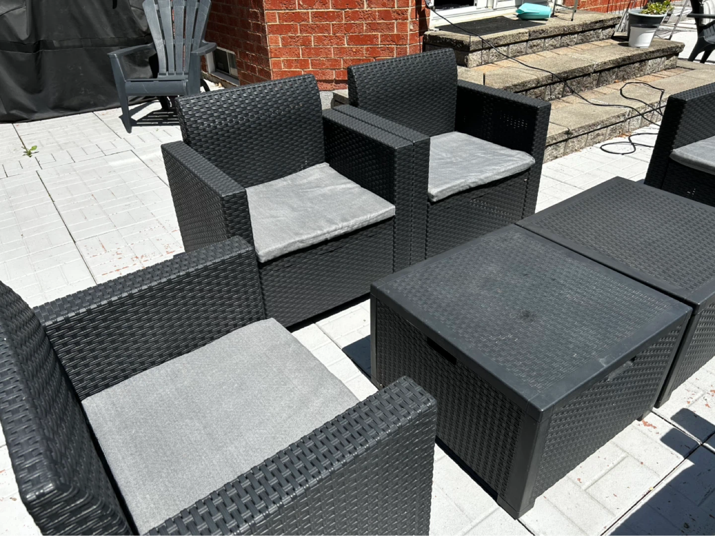 Wicker Patio Furniture Set - photo 4