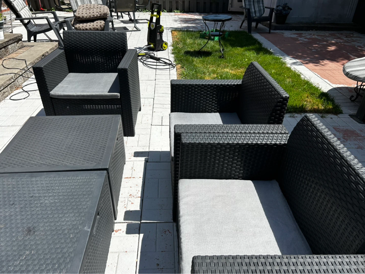 Wicker Patio Furniture Set - photo 3