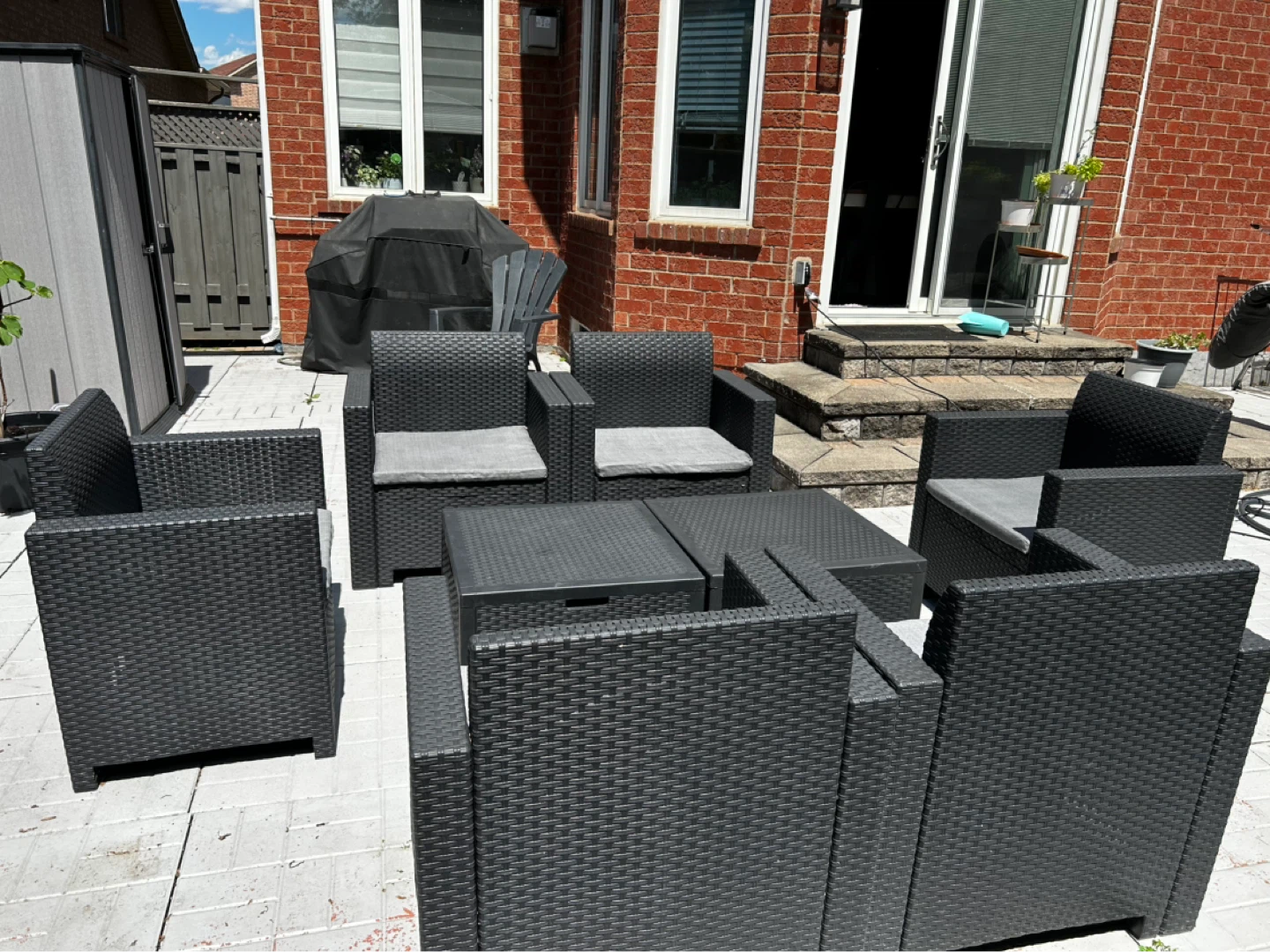 Wicker Patio Furniture Set - photo 5