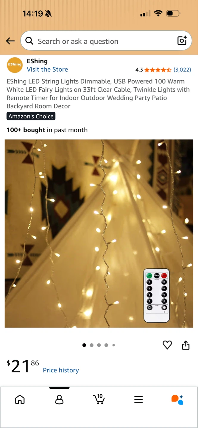 LED String Lights -usb powered