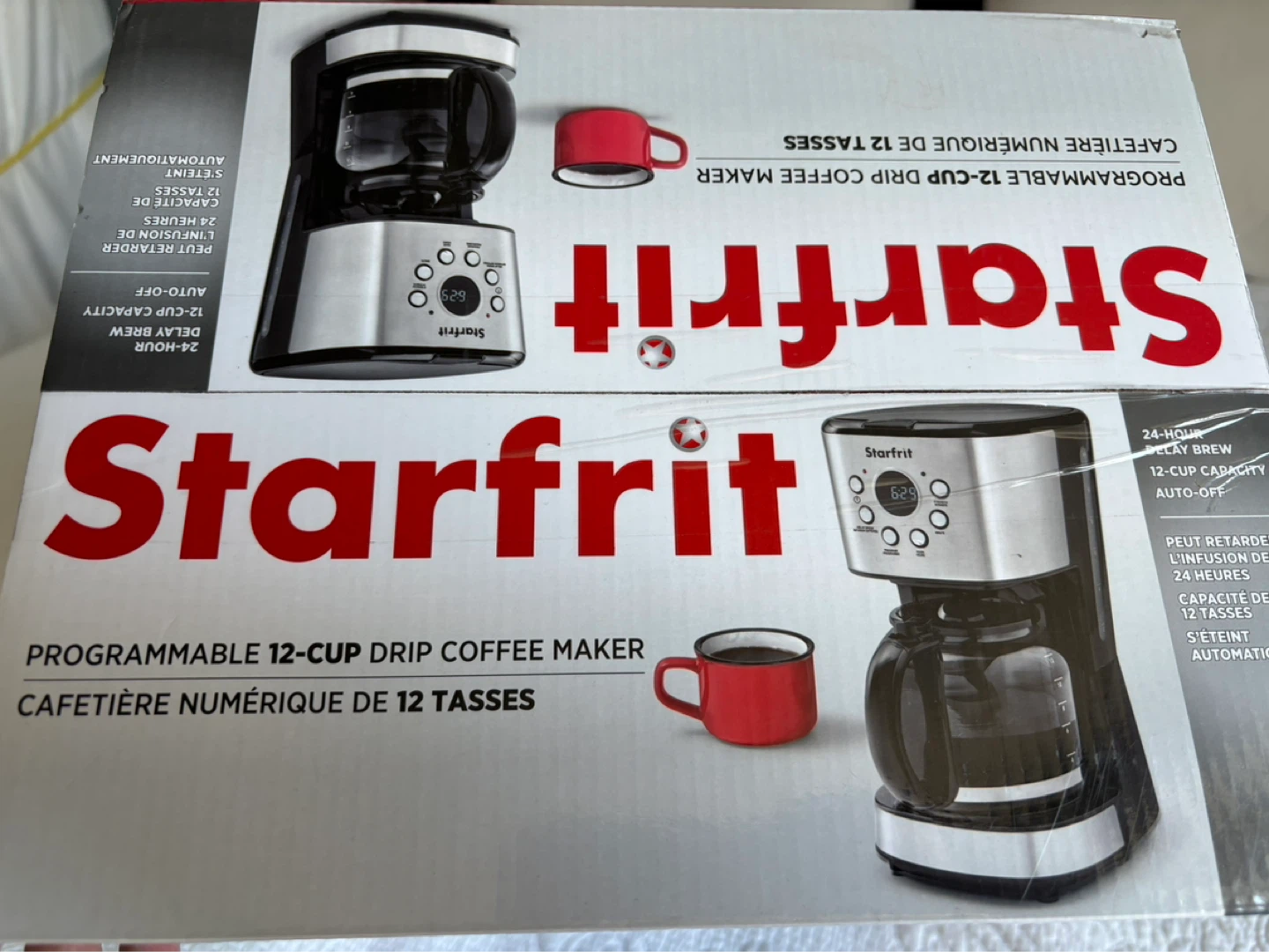 Starfrit Programmable 12-Cup Drip Coffee Maker - photo 4