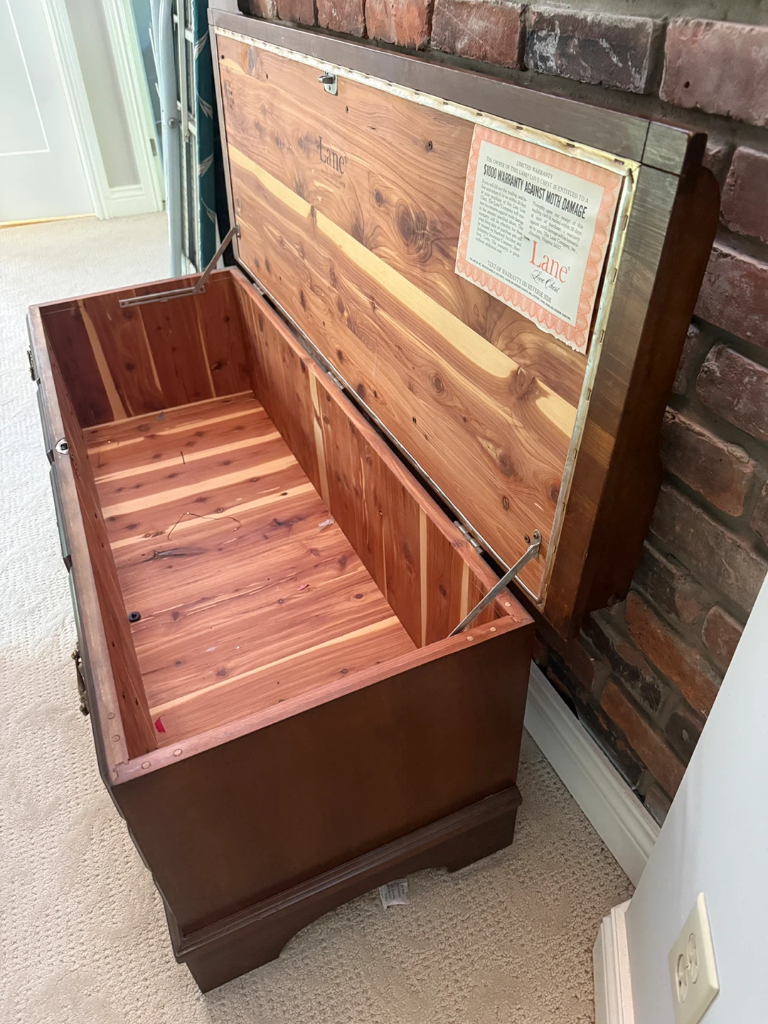Lane Cedar Chest Bench with Upholstered Seat - photo 4