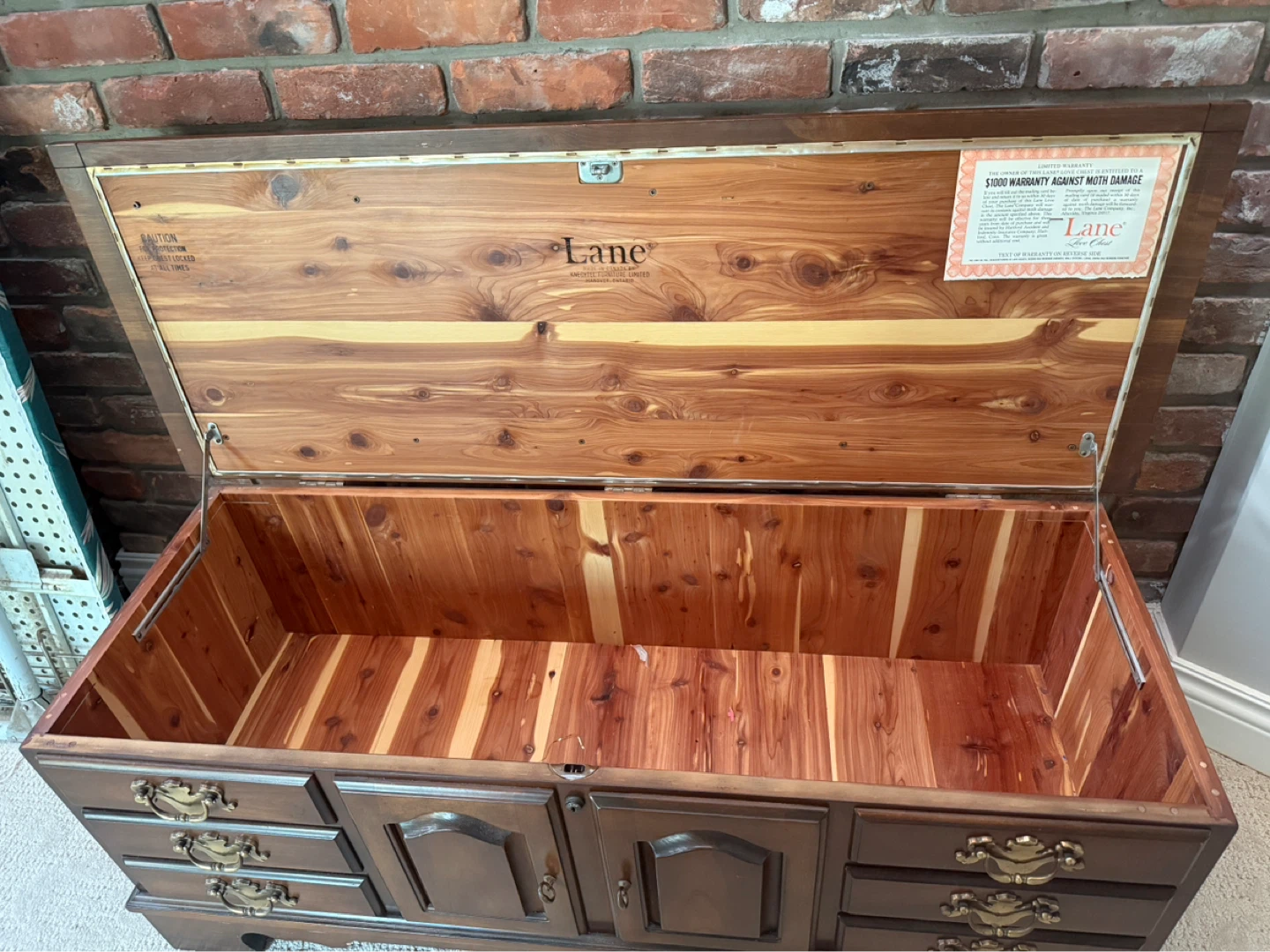 Lane Cedar Chest Bench with Upholstered Seat - photo 3