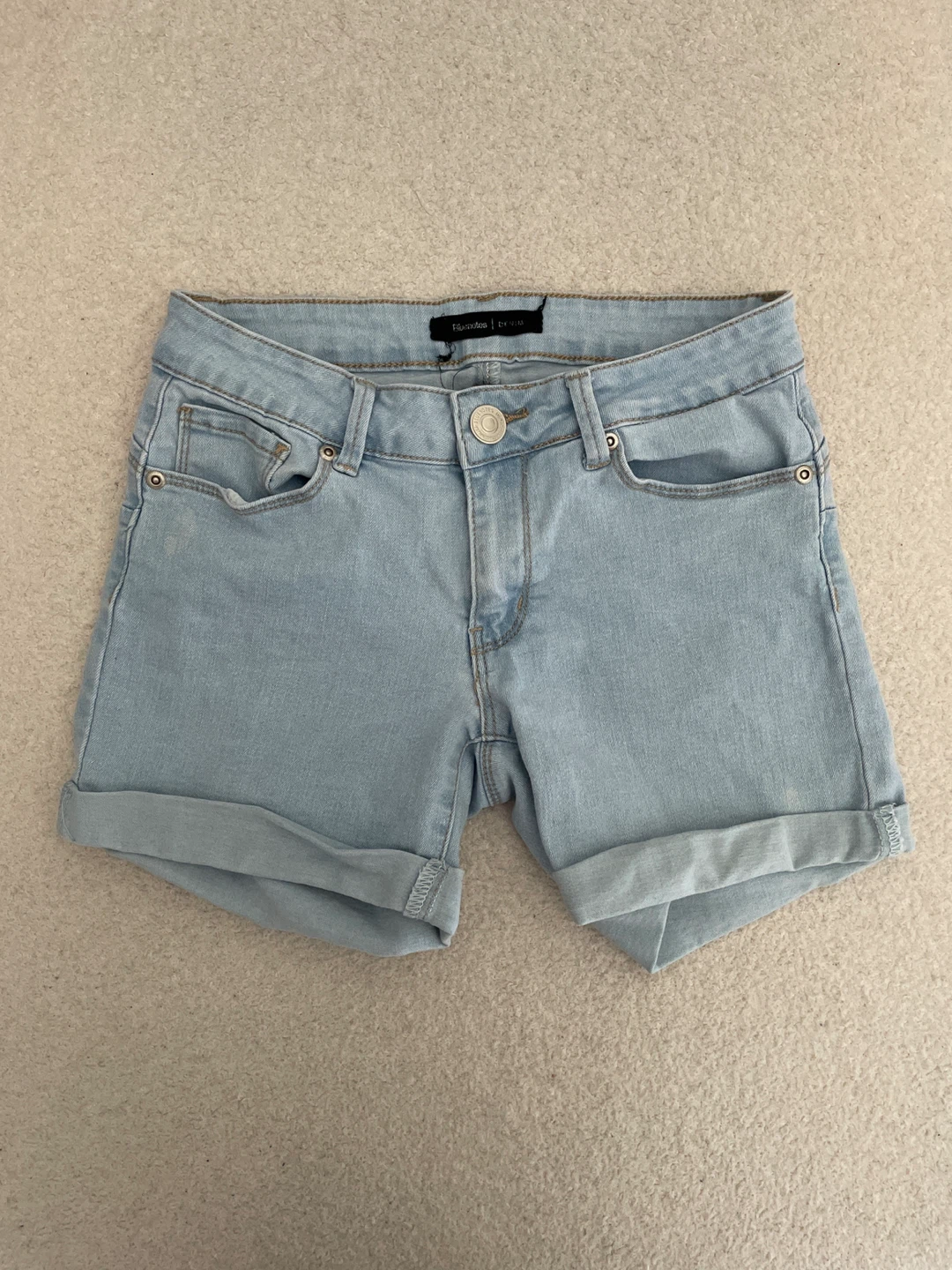 Light Wash Denim Shorts