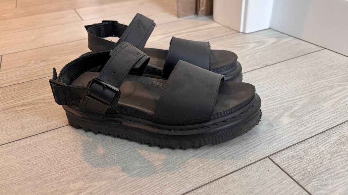 Dr. Martens Voss Leather Strap Sandals - Black - photo 2
