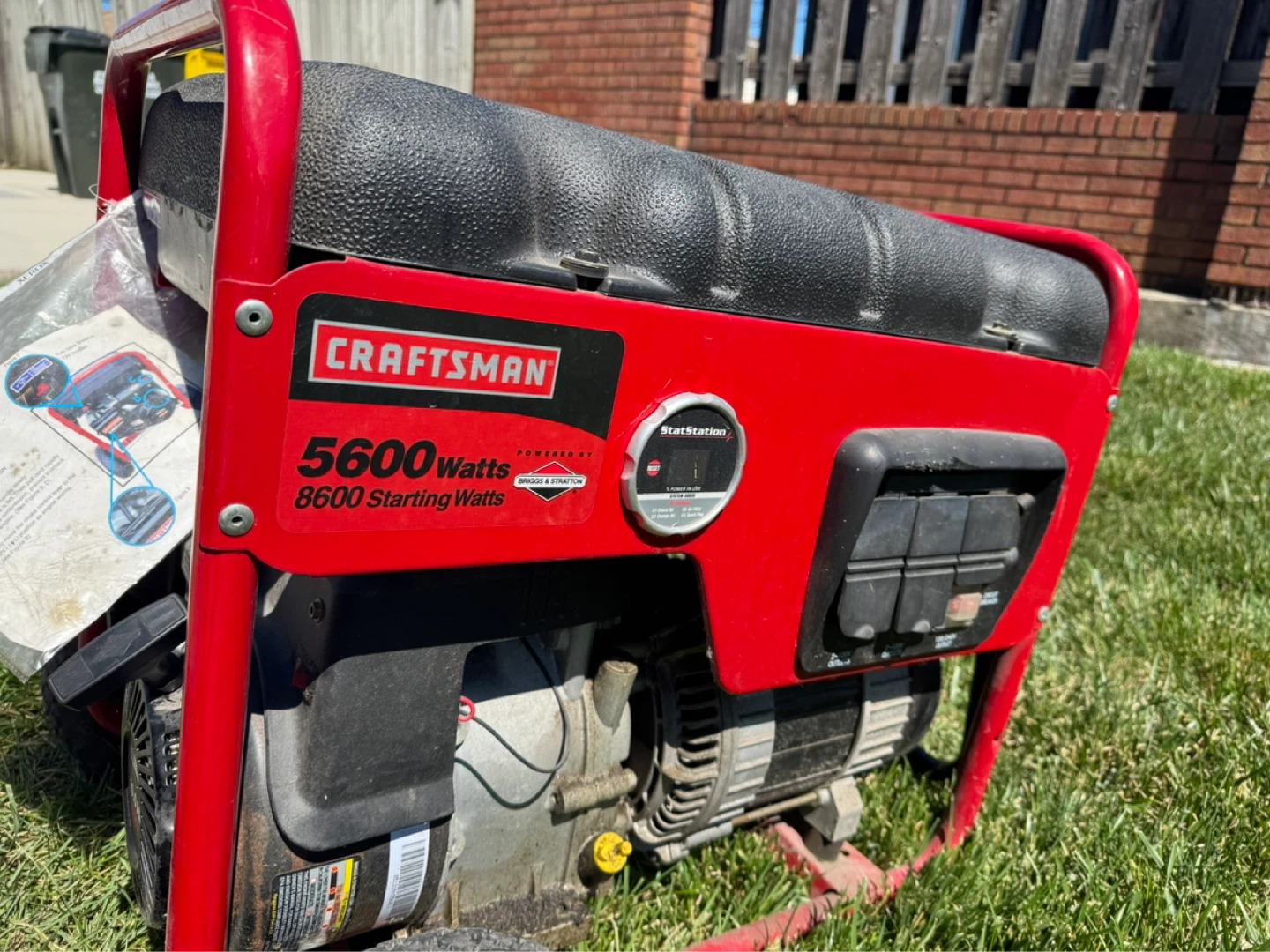 Craftsman 5600 Watts Generator