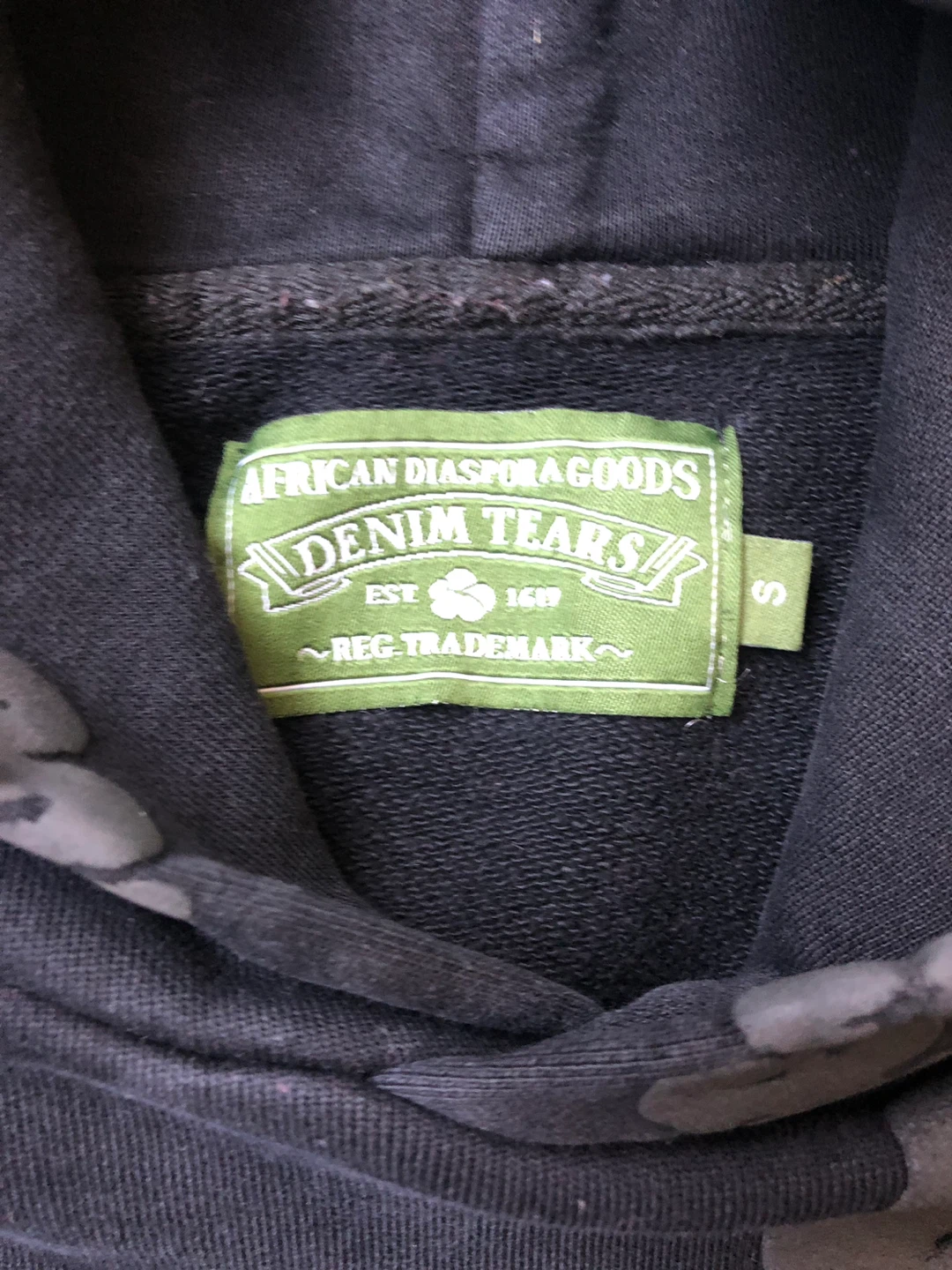 Denim tears Black monochrome hoodie - photo 3