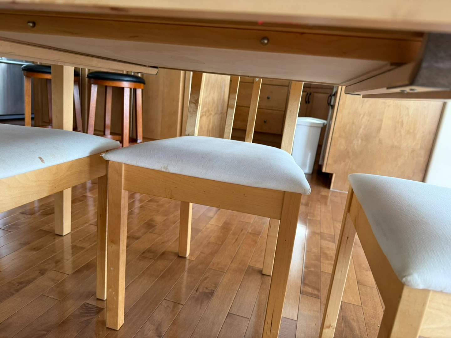 Wooden Dining Table with Chairs - photo 2