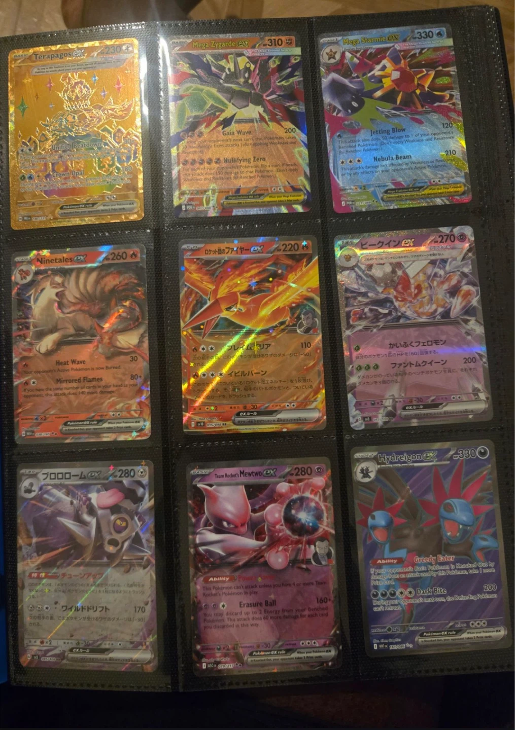 Pokémon EX binder all holos